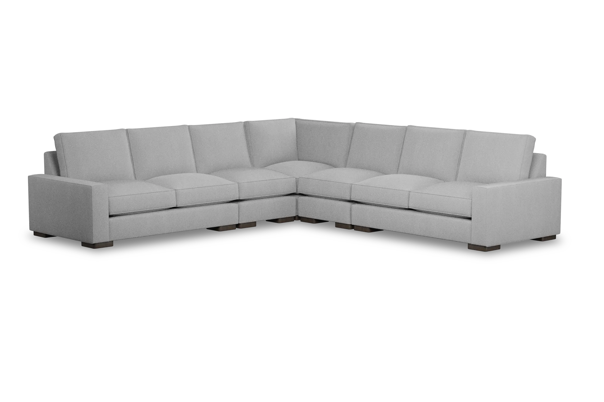 Edgewater Delray Light Gray Large Two-arm Sectional