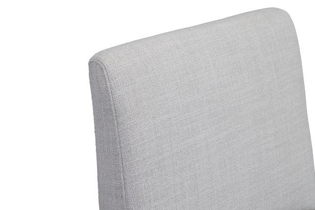 Willow Light Gray Fabric 24" Upholstered Barstool