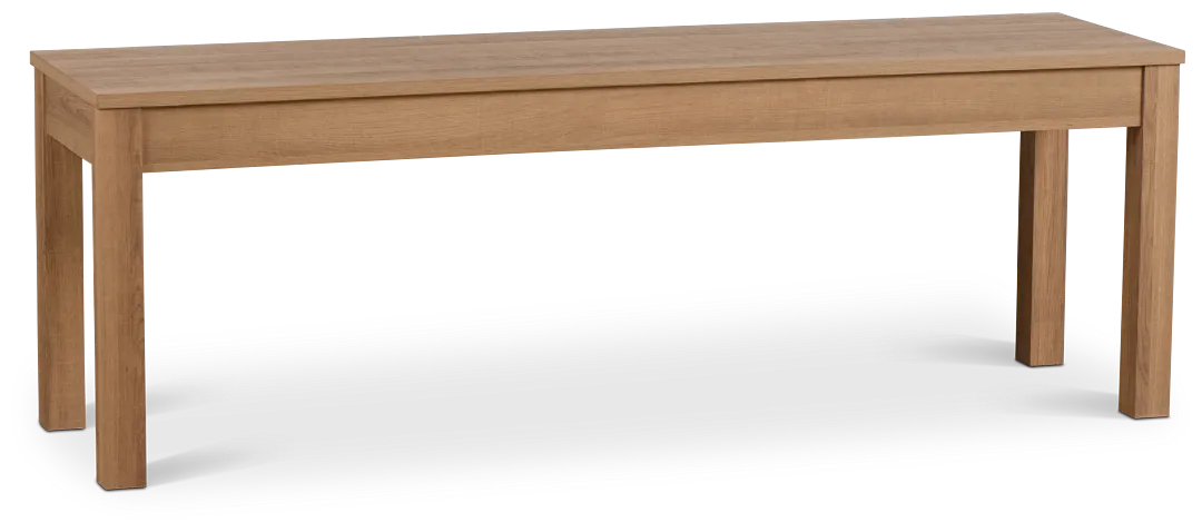 Delray Light Tone Dining Bench