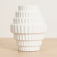 Jaxx White Medium Vase