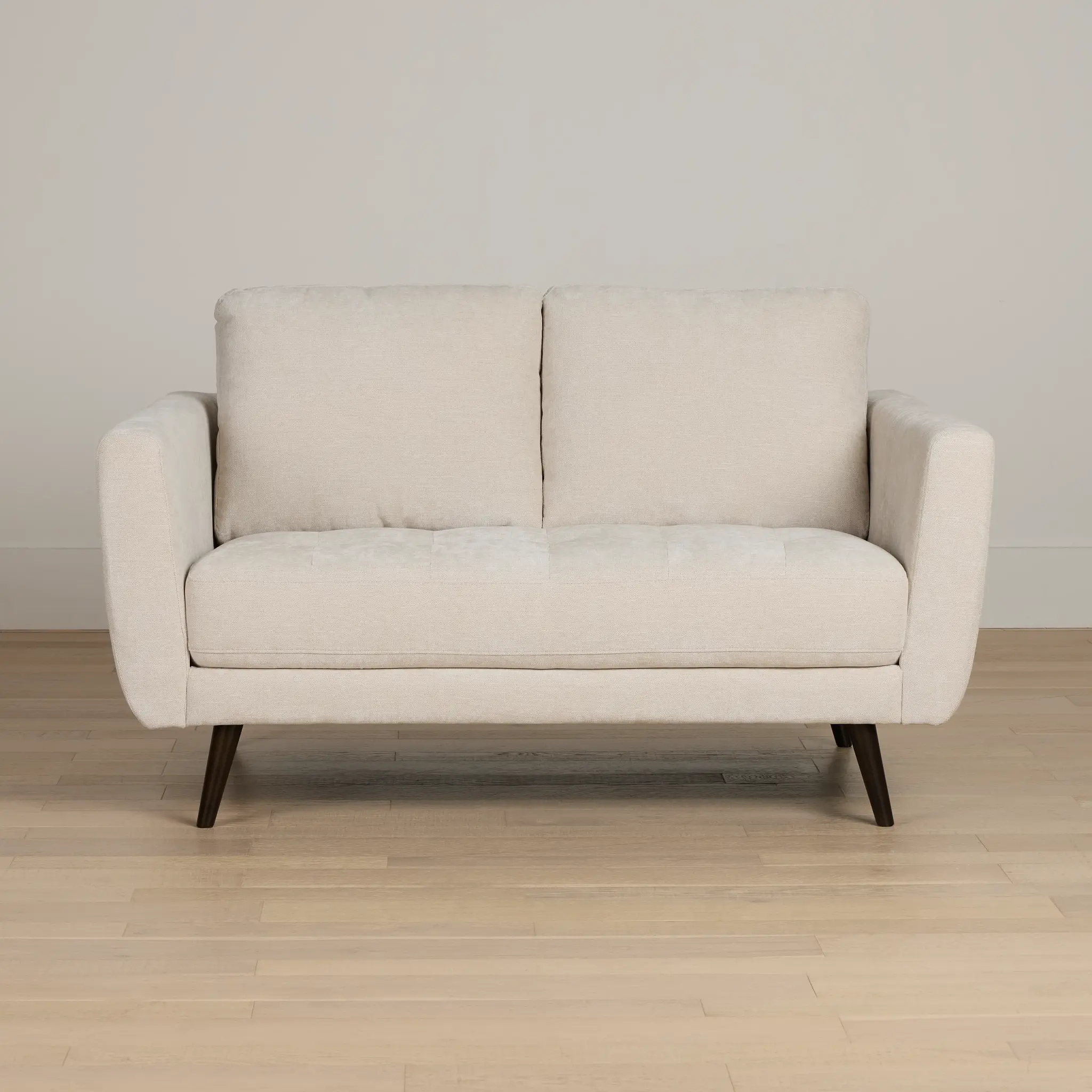 Indie Beige Fabric Loveseat Indie Beige Fabric Loveseat