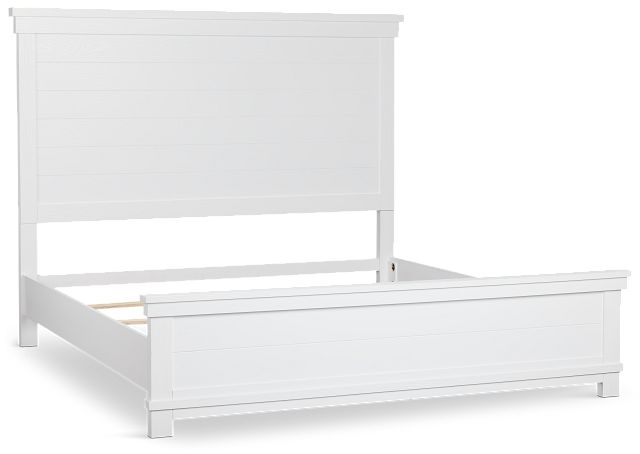 Anton White Panel Bed