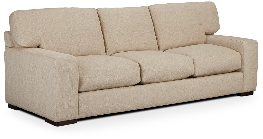 Veronica 104" Khaki Down Sofa