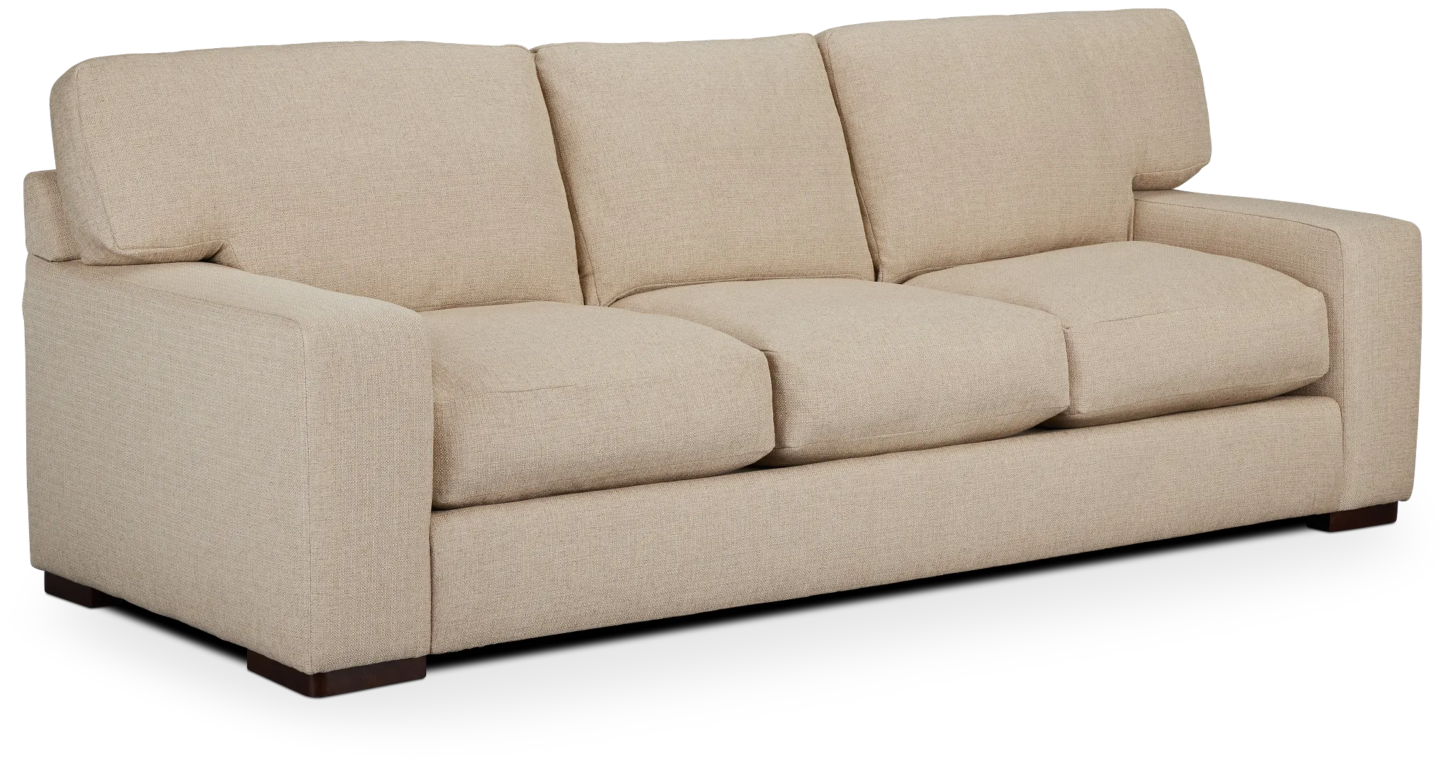 Veronica 104" Khaki Down Sofa