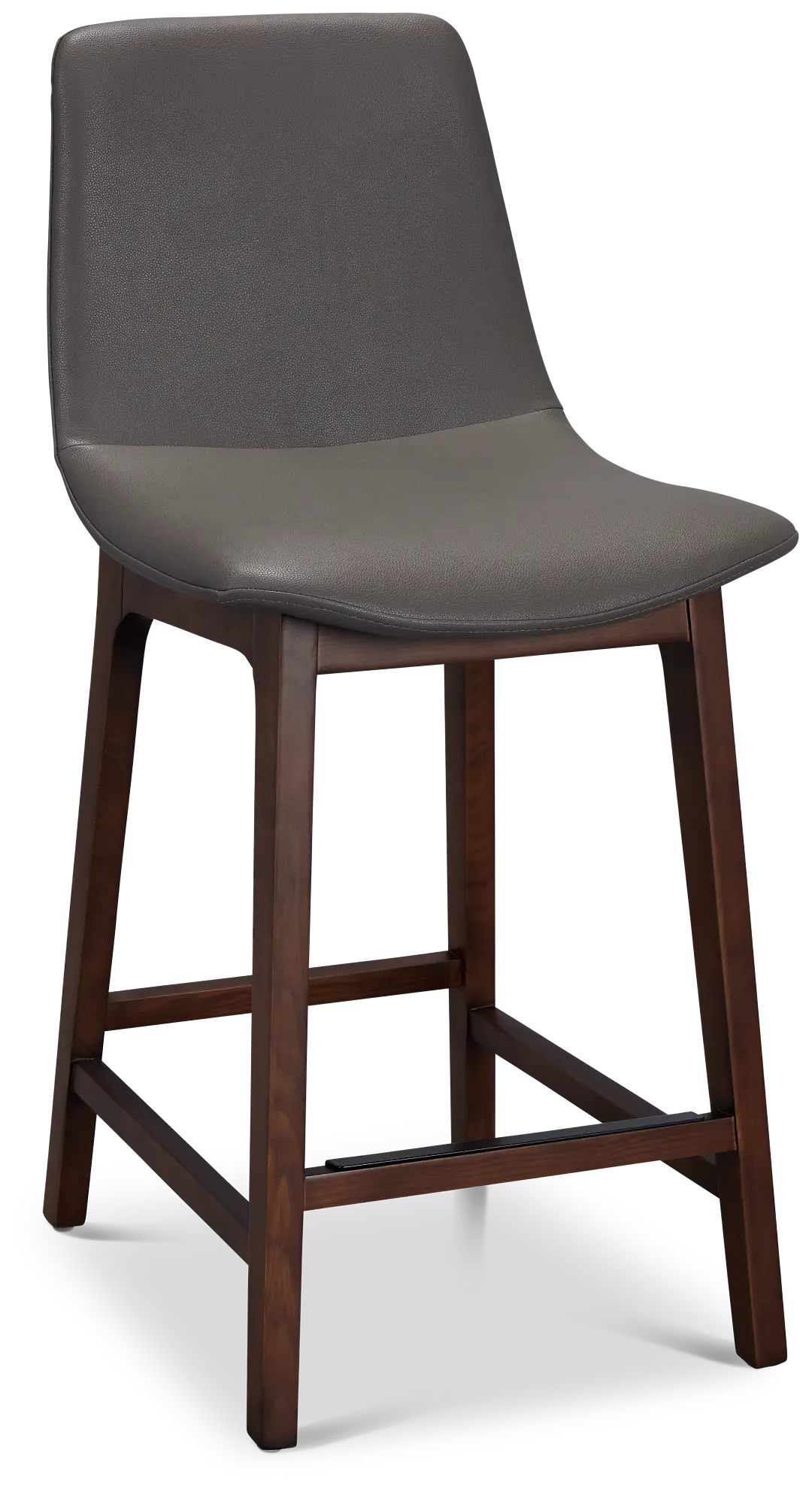 Hamilton Dark Gray Micro 24" Upholstered Barstool Hamilton Dark Gray Micro 24" Upholstered Barstool