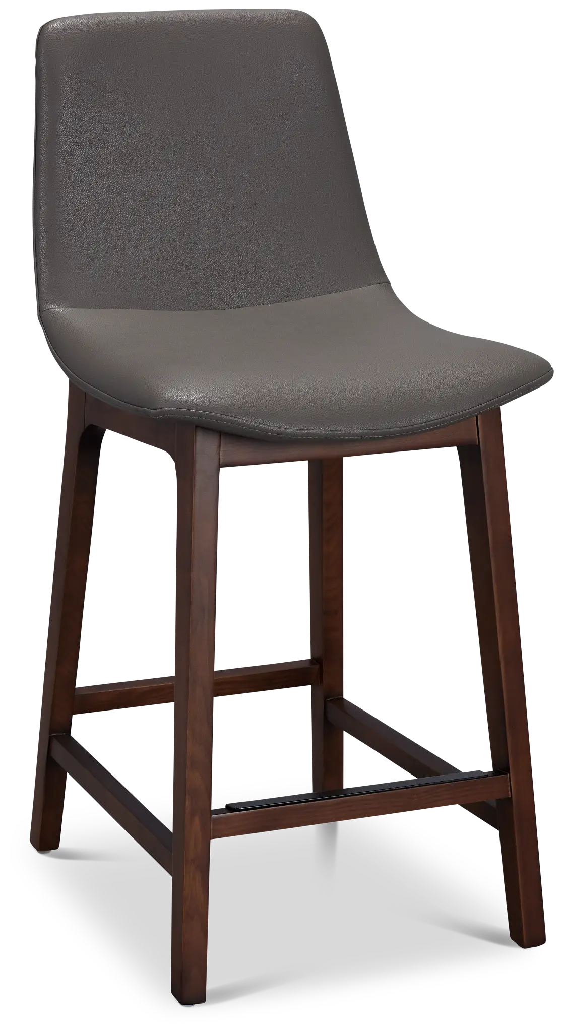 Hamilton Dark Gray Micro 24" Upholstered Barstool Hamilton Dark Gray Micro 24" Upholstered Barstool