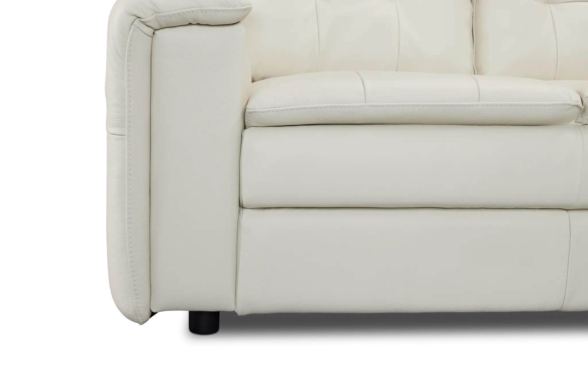 Rowan Light Beige Leather Medium Two-arm Sectional Rowan Light Beige Leather Medium Two-arm Sectional