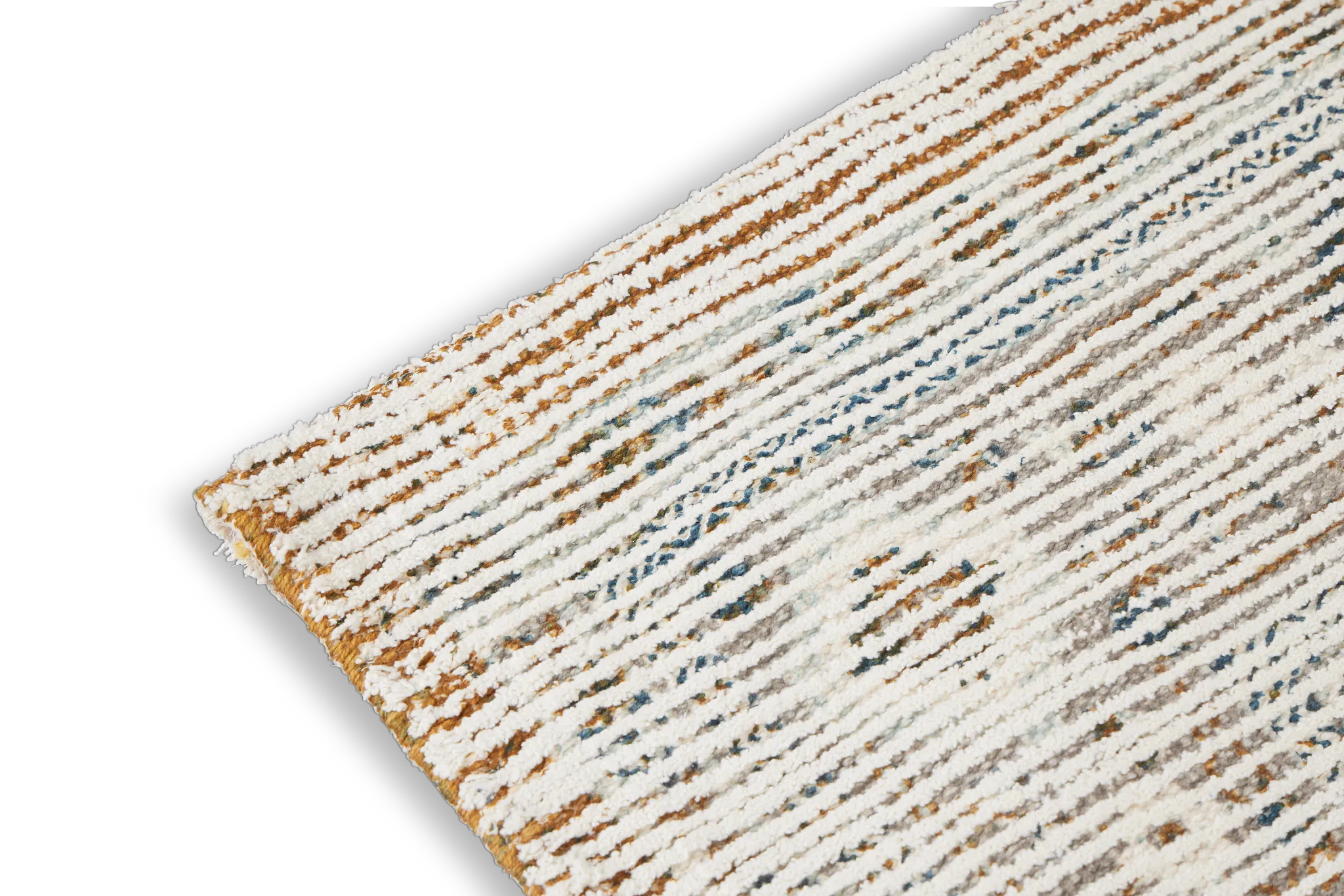 Dionne Blue Hide 5x8 Area Rug