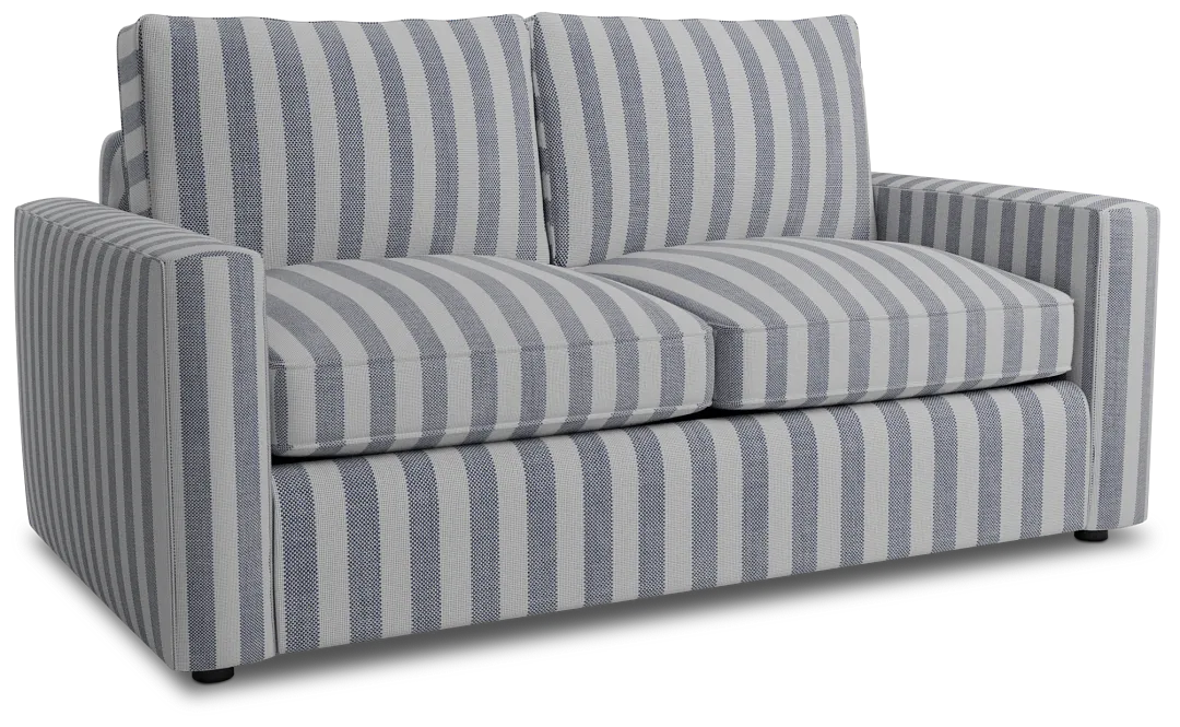 Siesta Sea Lane Dark Blue Fabric Sofa