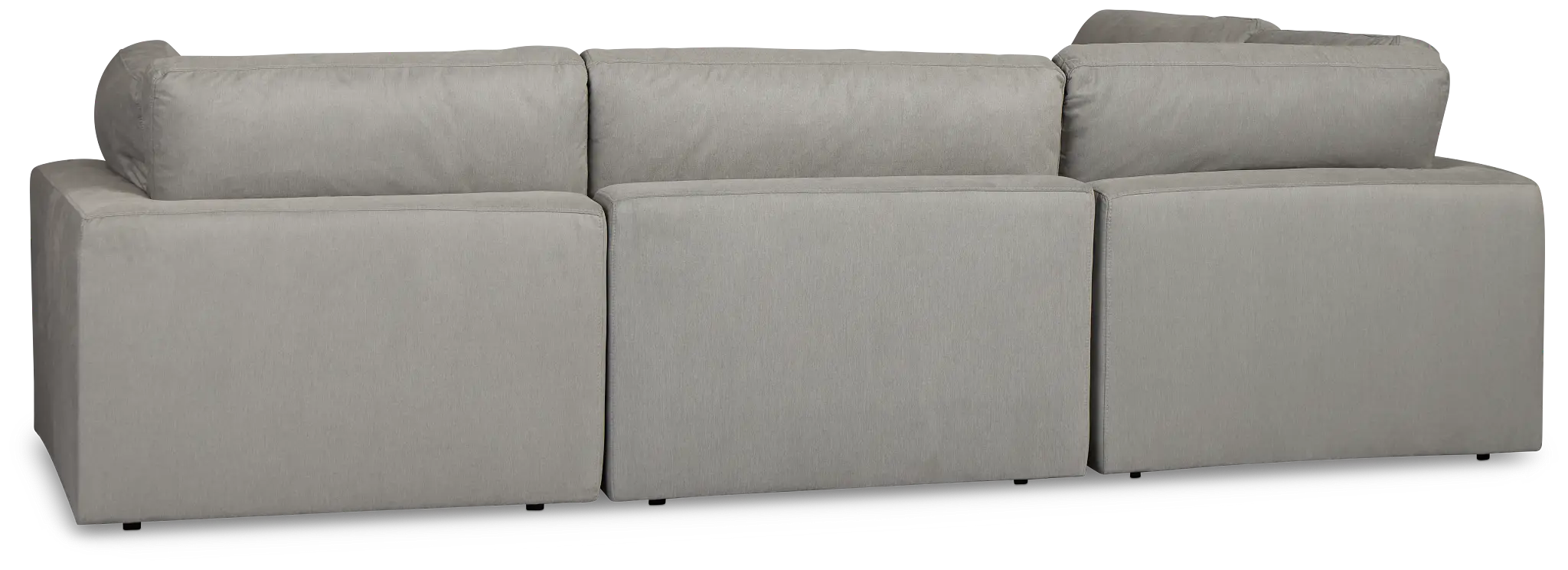 Grant Light Gray Fabric 4-piece Modular Sectional Grant Light Gray Fabric 4-piece Modular Sectional