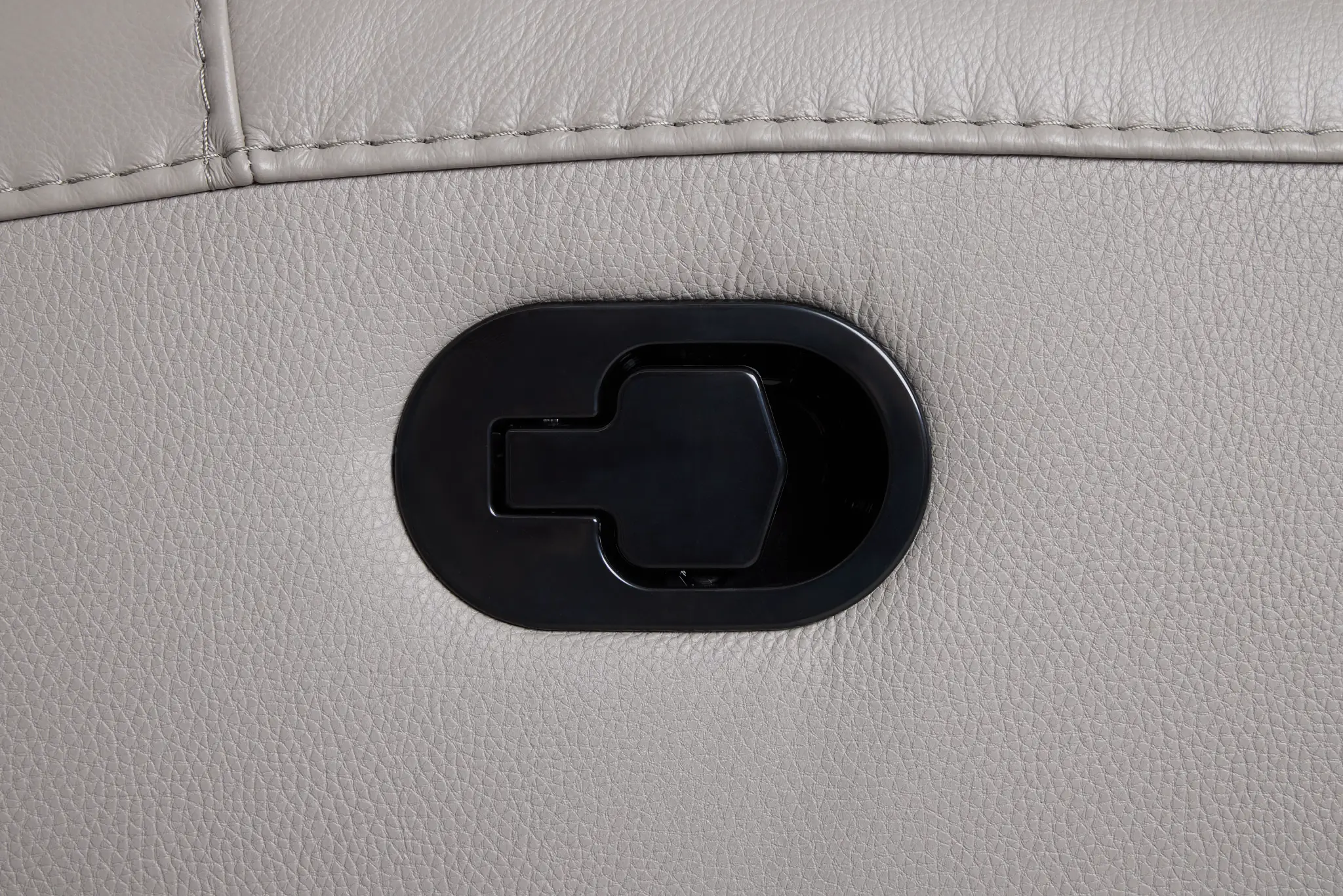 Walker Light Gray Lthr/vinyl Recliner Walker Light Gray Lthr/vinyl Recliner