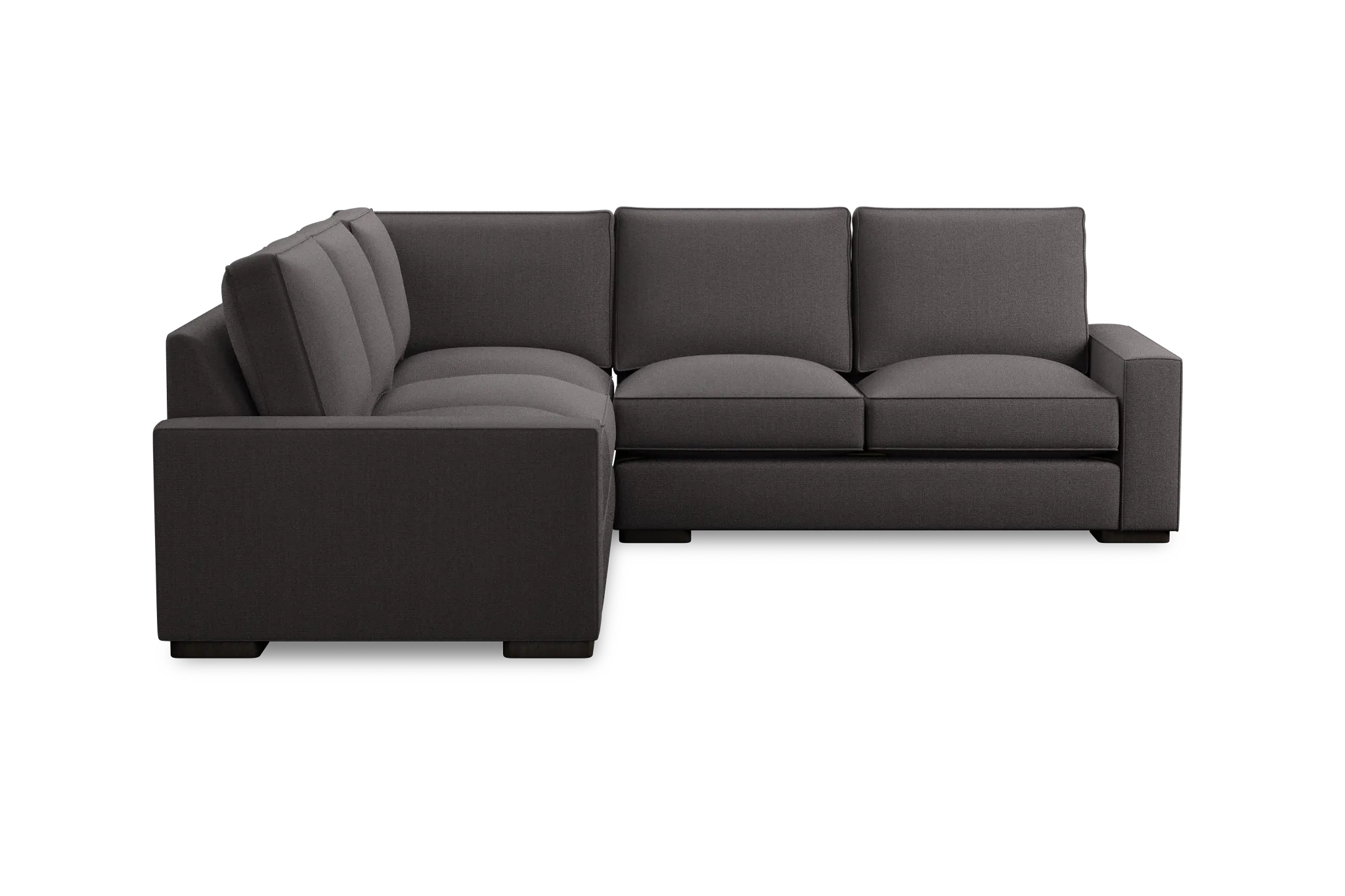 Edgewater Peyton Gray Small Two-arm Sectional