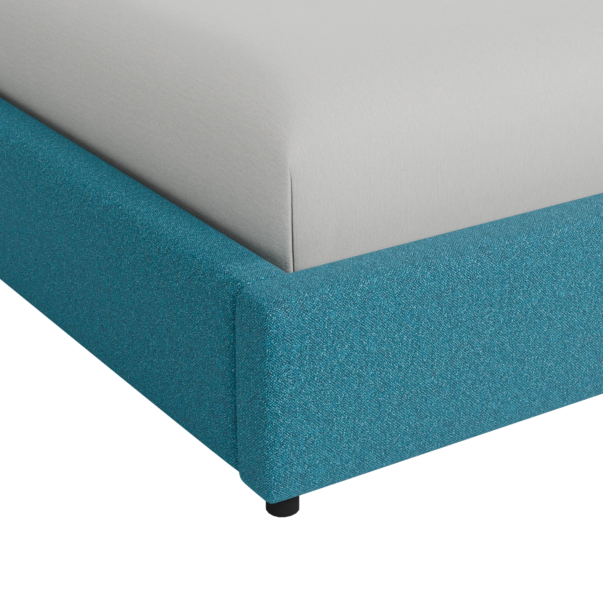 Grayton Elite Teal 54" Upholstered Platform Bed