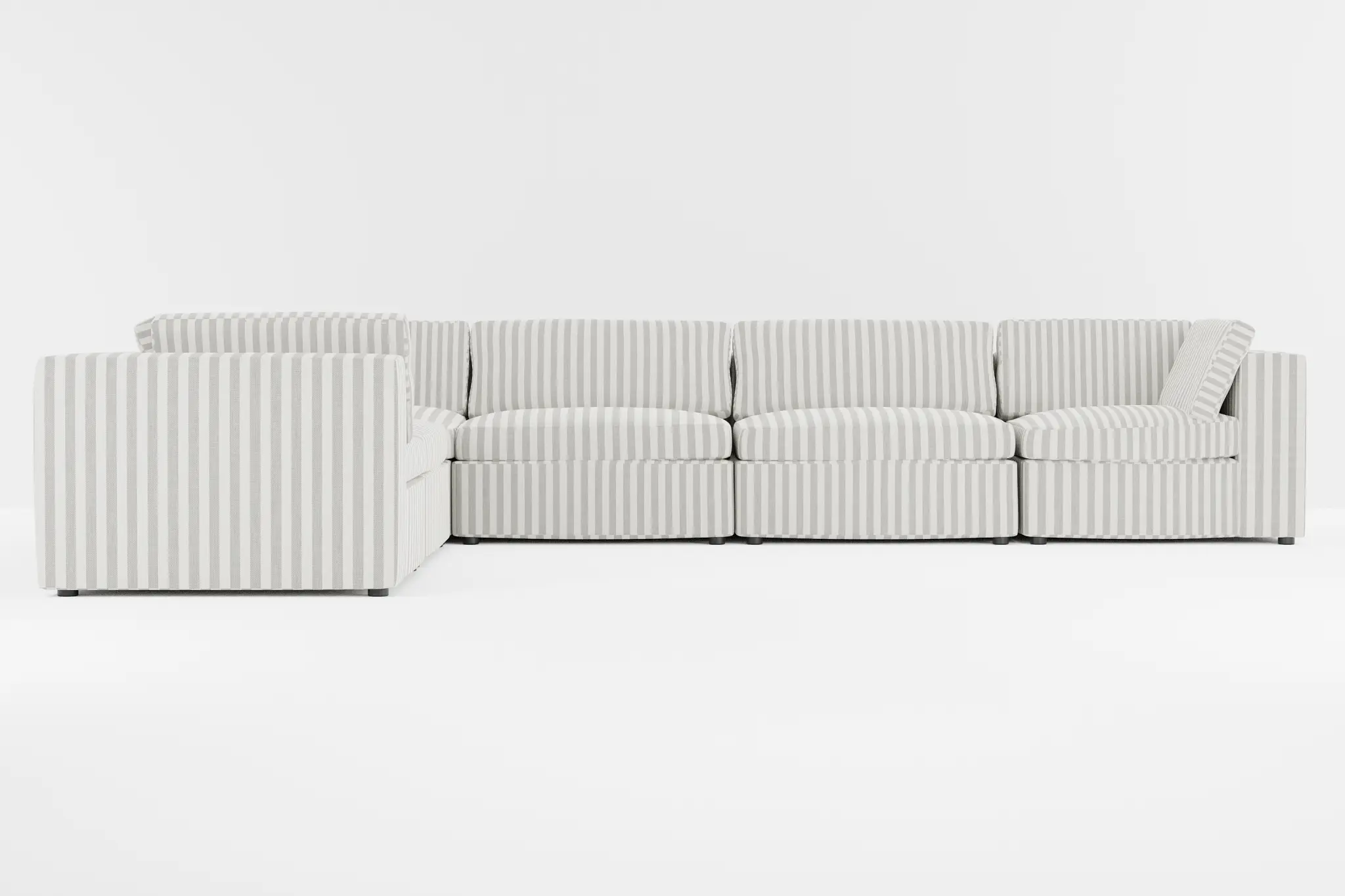 Destin Sea Lane Dark Gray Fabric 6-piece Modular Sectional Destin Sea Lane Dark Gray Fabric 6-piece Modular Sectional