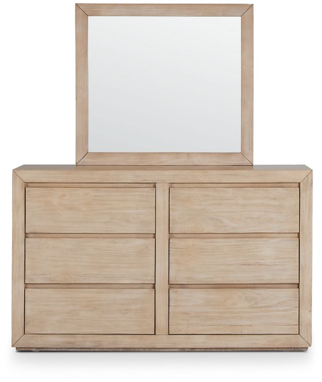Caldwell Light Tone Dresser & Mirror (1)