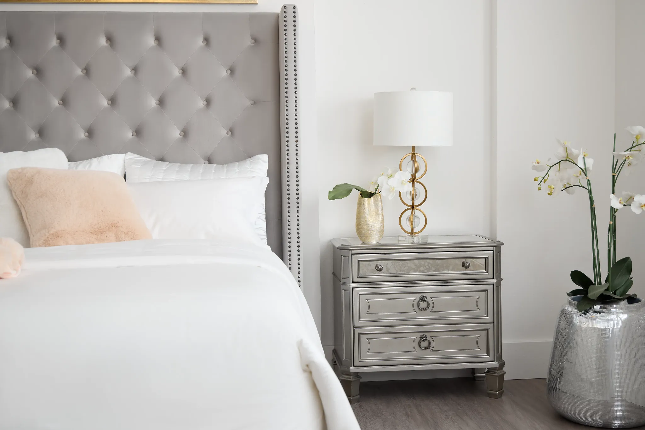 Sloane Silver Nightstand