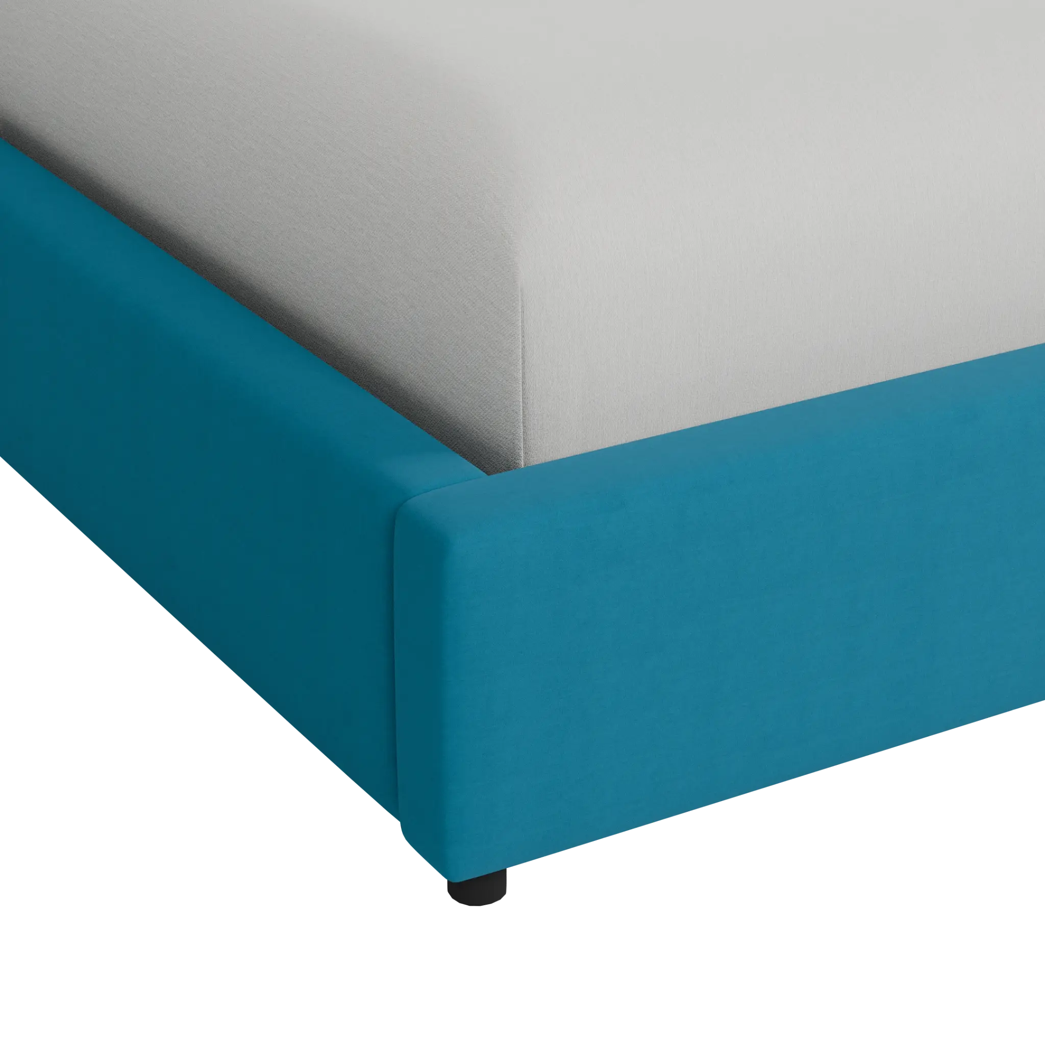Grayton Joya Teal 44" Upholstered Platform Bed Grayton Joya Teal 44" Upholstered Platform Bed