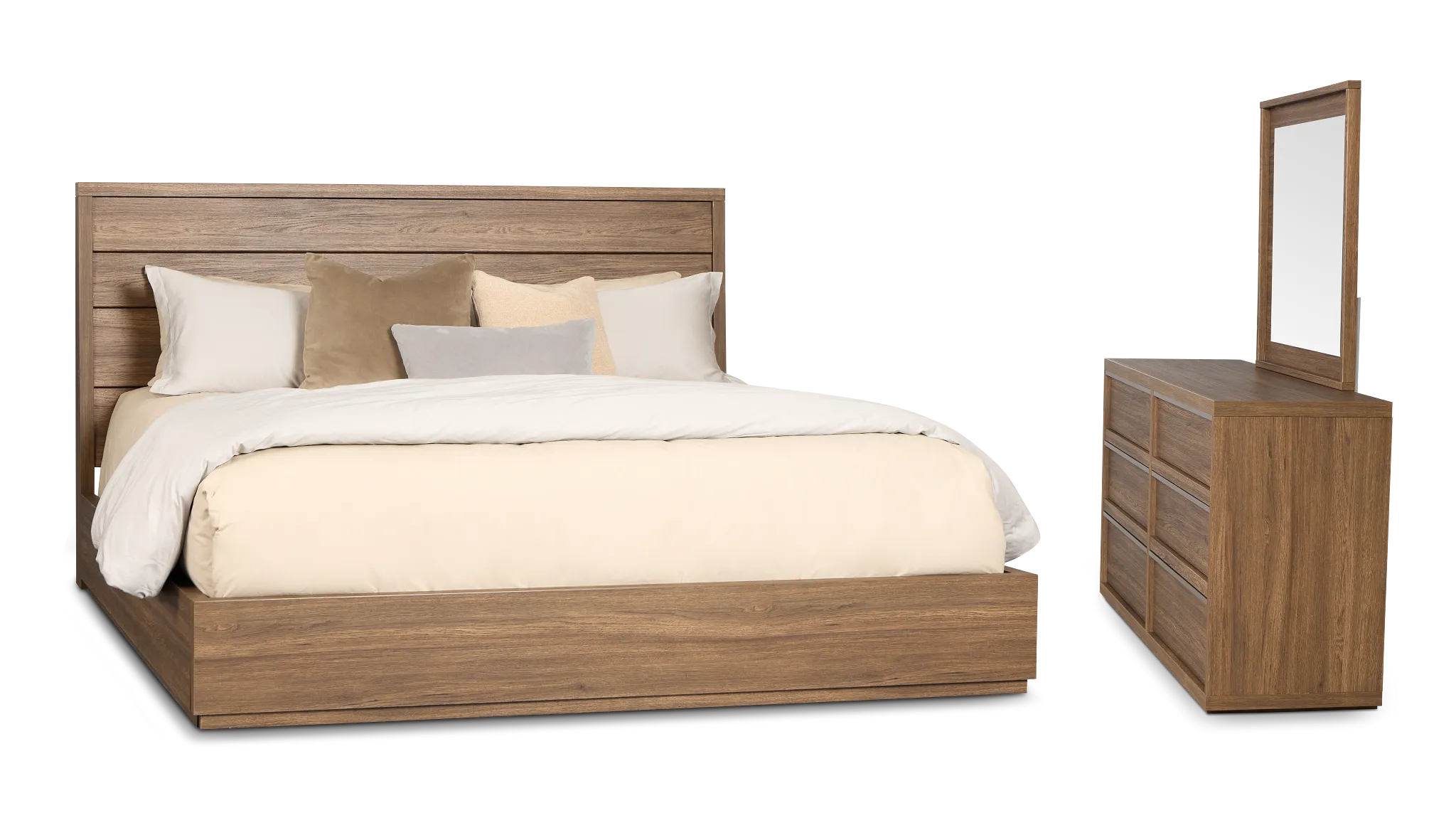 Capraia Dark Tone Panel Bedroom