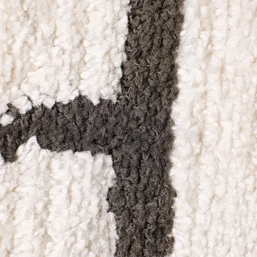 WHITE Sonnie White 5x8 Area Rug