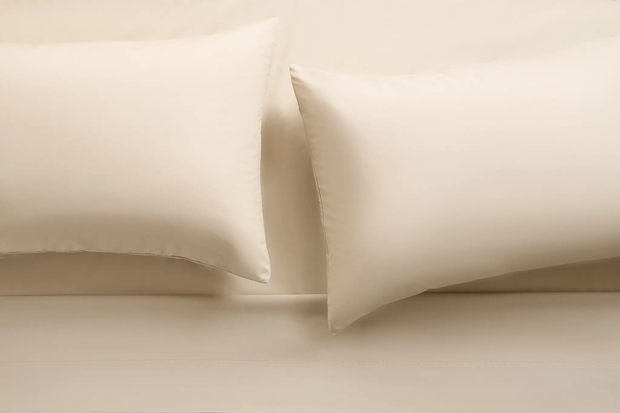 Rest & Renew Percale Cotton Beige 200 Thread Set Of 2 Pillowcases Rest & Renew Percale Cotton Beige 200 Thread Set Of 2 Pillowcases