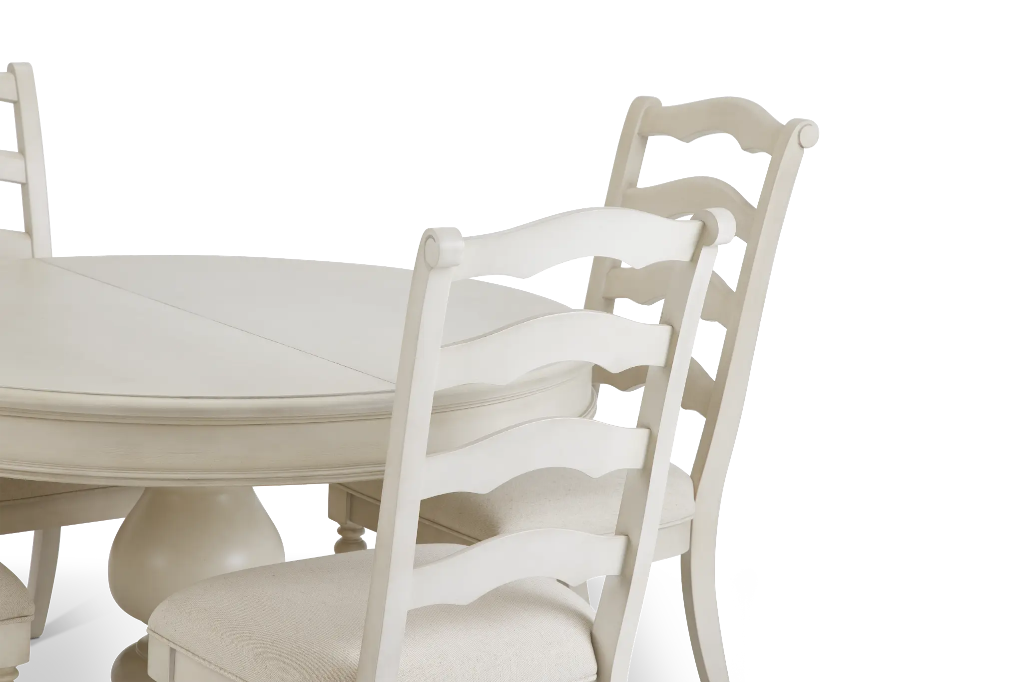 Savannah Ivory Round Table & 4 Chairs Savannah Ivory Round Table & 4 Chairs