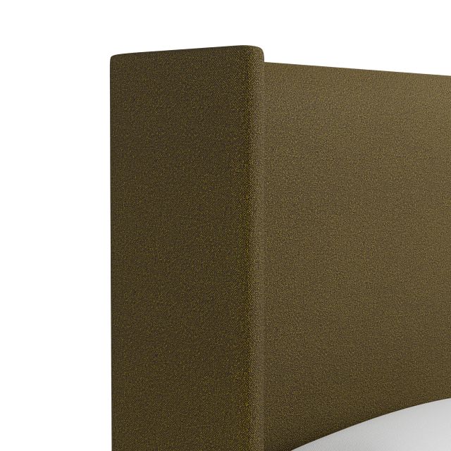 Captiva Elite Dark Green 60" Upholstered Shelter Bed