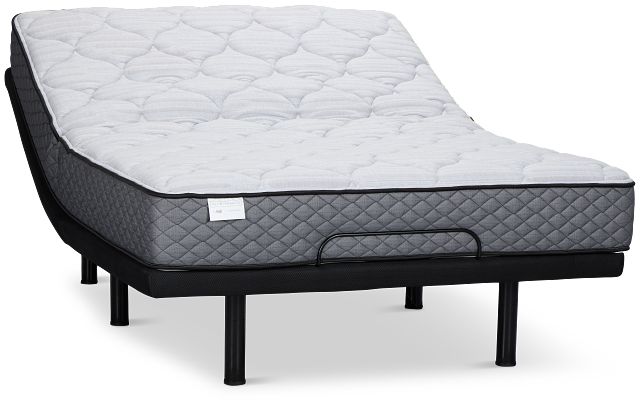 Kevin Charles By Sealy Essential Medium Deluxe Adjustable Mattress Set