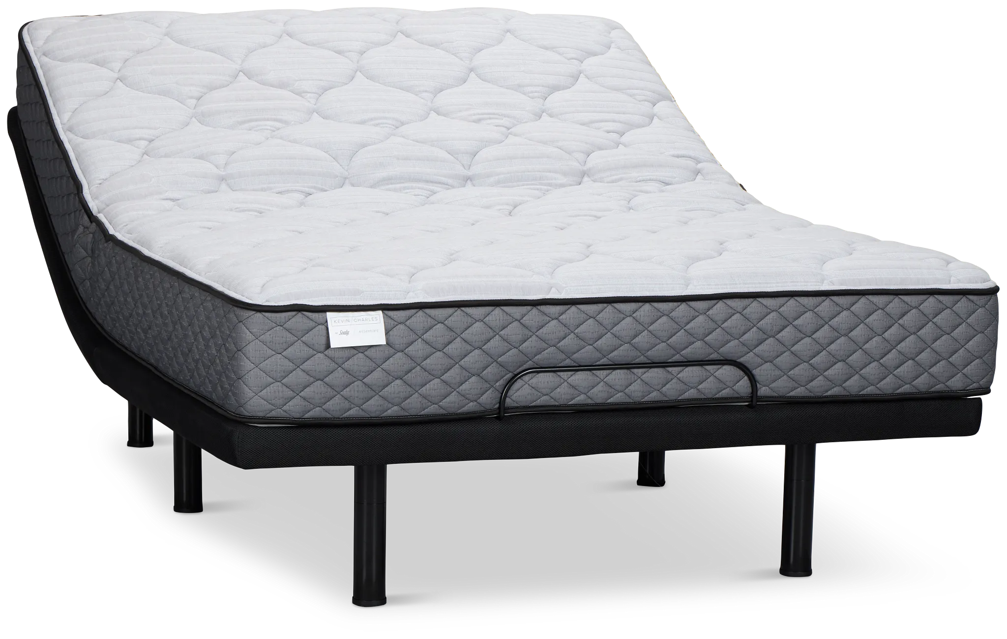 Kevin Charles By Sealy Essential Medium Deluxe Adjustable Mattress Set