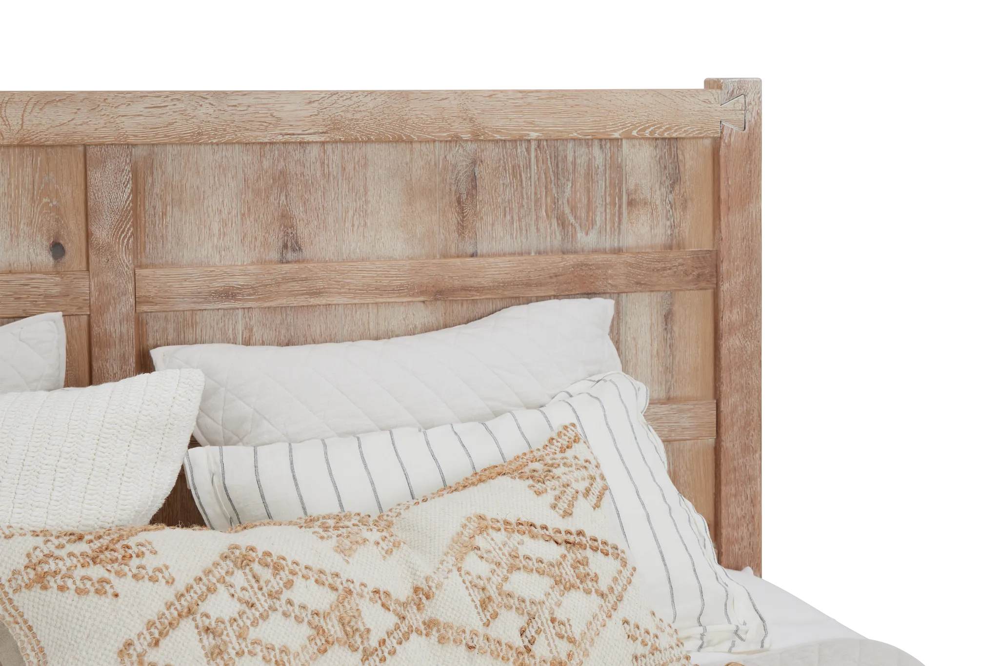 Salt Lake Light Tone Panel Bed