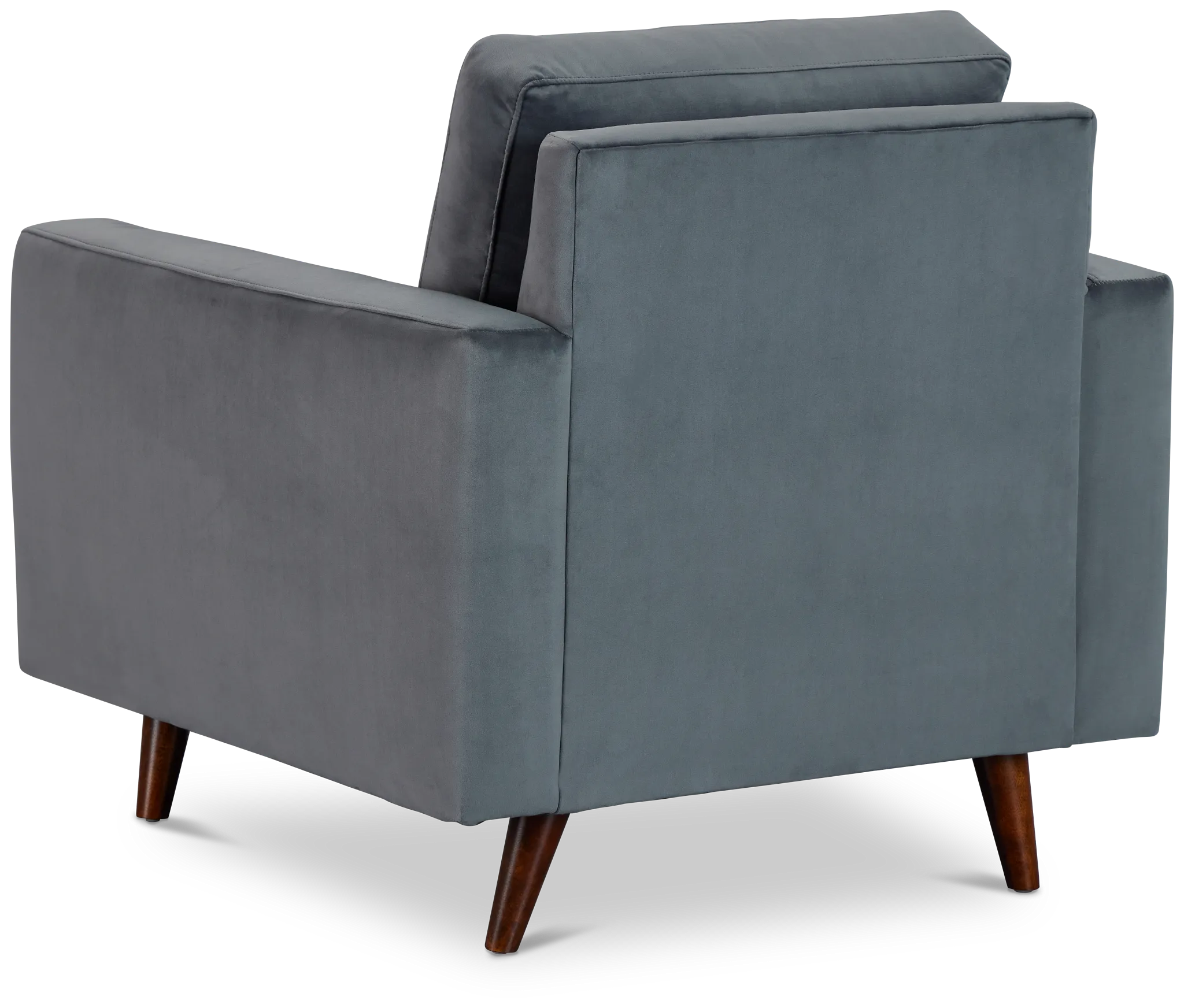 Mila Gray Velvet Chair