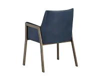 Liana Navy Upholstered Arm Chair