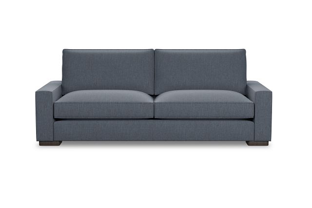 Edgewater Victory Dark Blue 96" Sofa W/ 2 Cushions