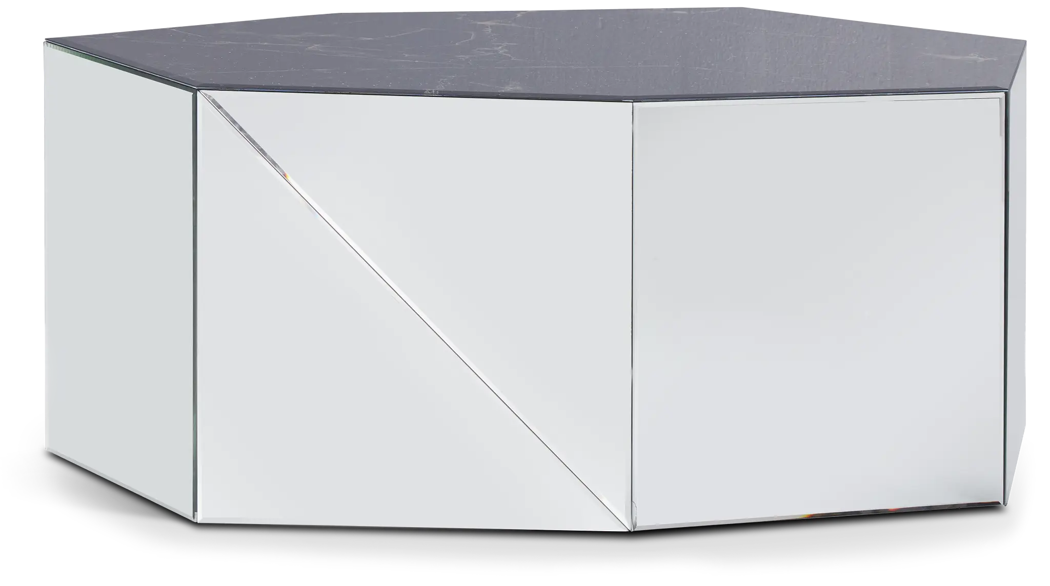 Alexia Black Mirrored Coffee Table Alexia Black Mirrored Coffee Table