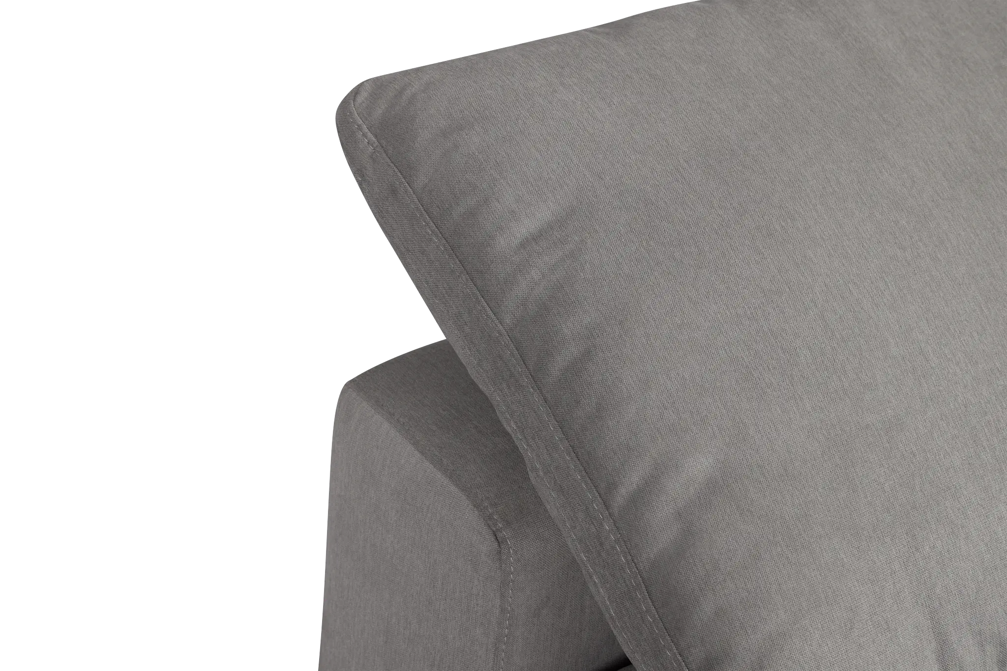 Nixon Light Gray Fabric Armless Chair Nixon Light Gray Fabric Armless Chair