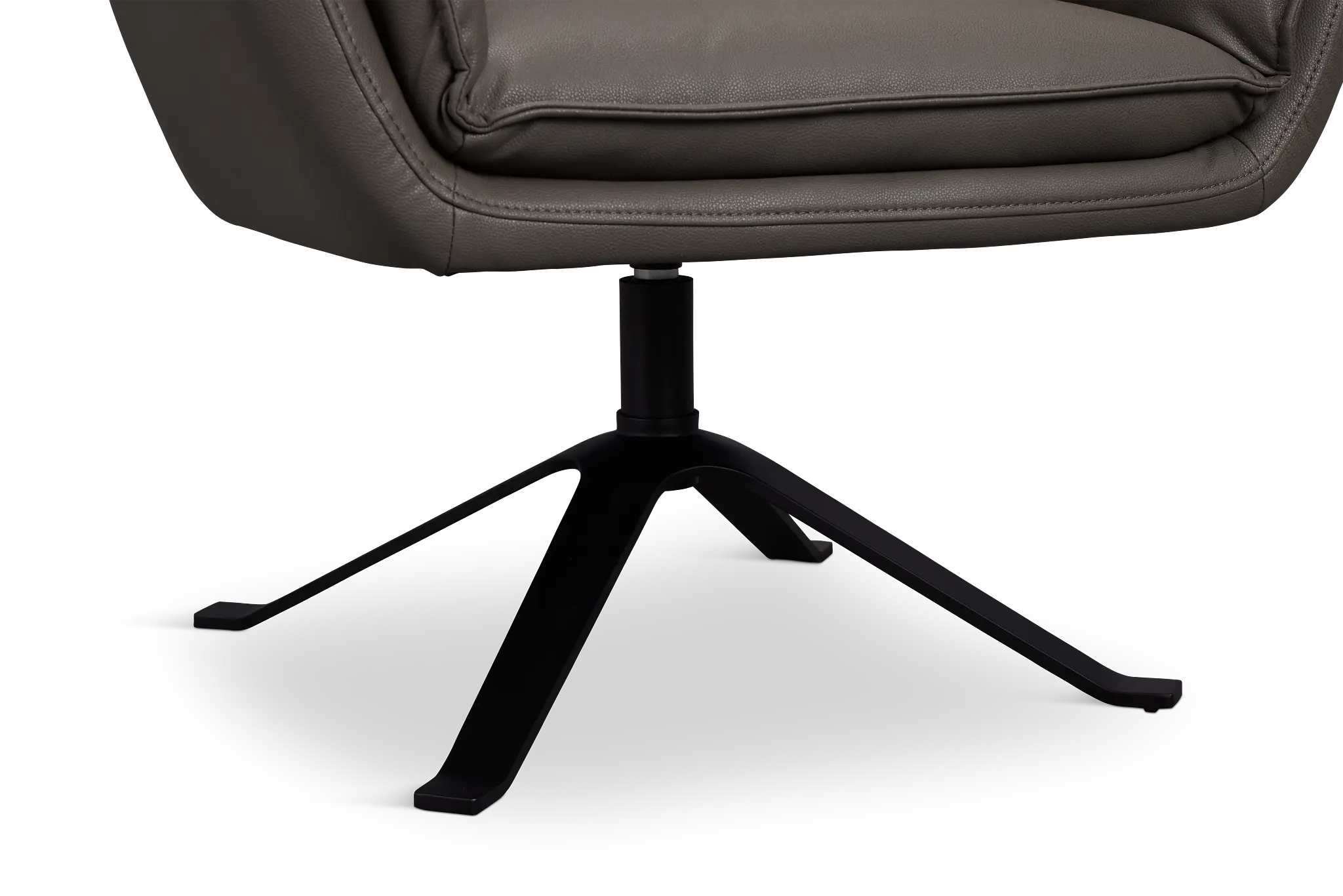 Farley Dark Gray Micro Swivel Accent Chair Farley Dark Gray Micro Swivel Accent Chair