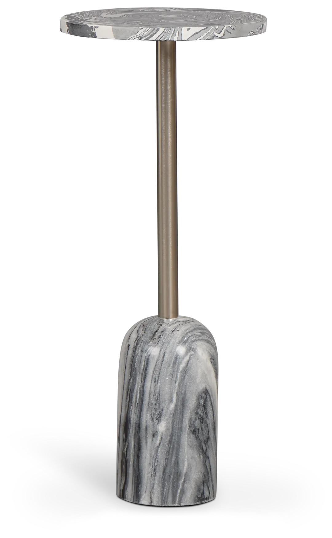 Rasa Gray Stone Accent Table