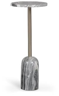 Rasa Gray Stone Accent Table