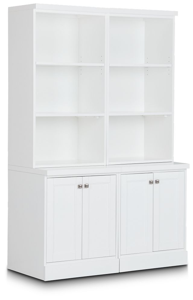 Newport White Door Bookcase (2)