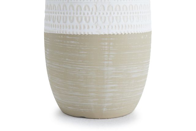 Leif Beige Large Vase