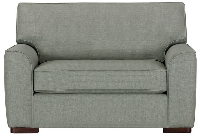 Austin Green Fabric Memory Foam Sleeper