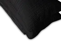 Keaton Black 3 Piece Comforter Set
