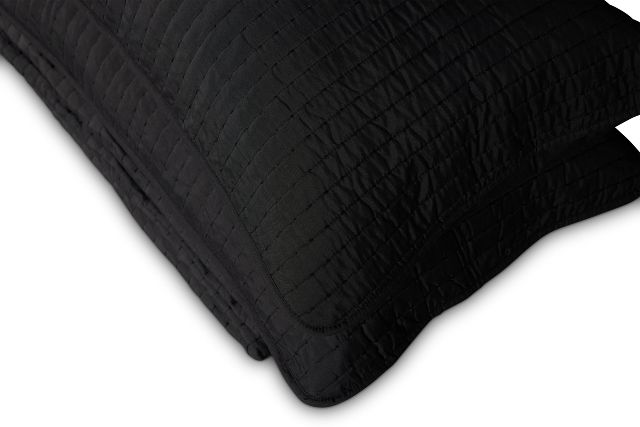 Keaton Black 3 Piece Comforter Set