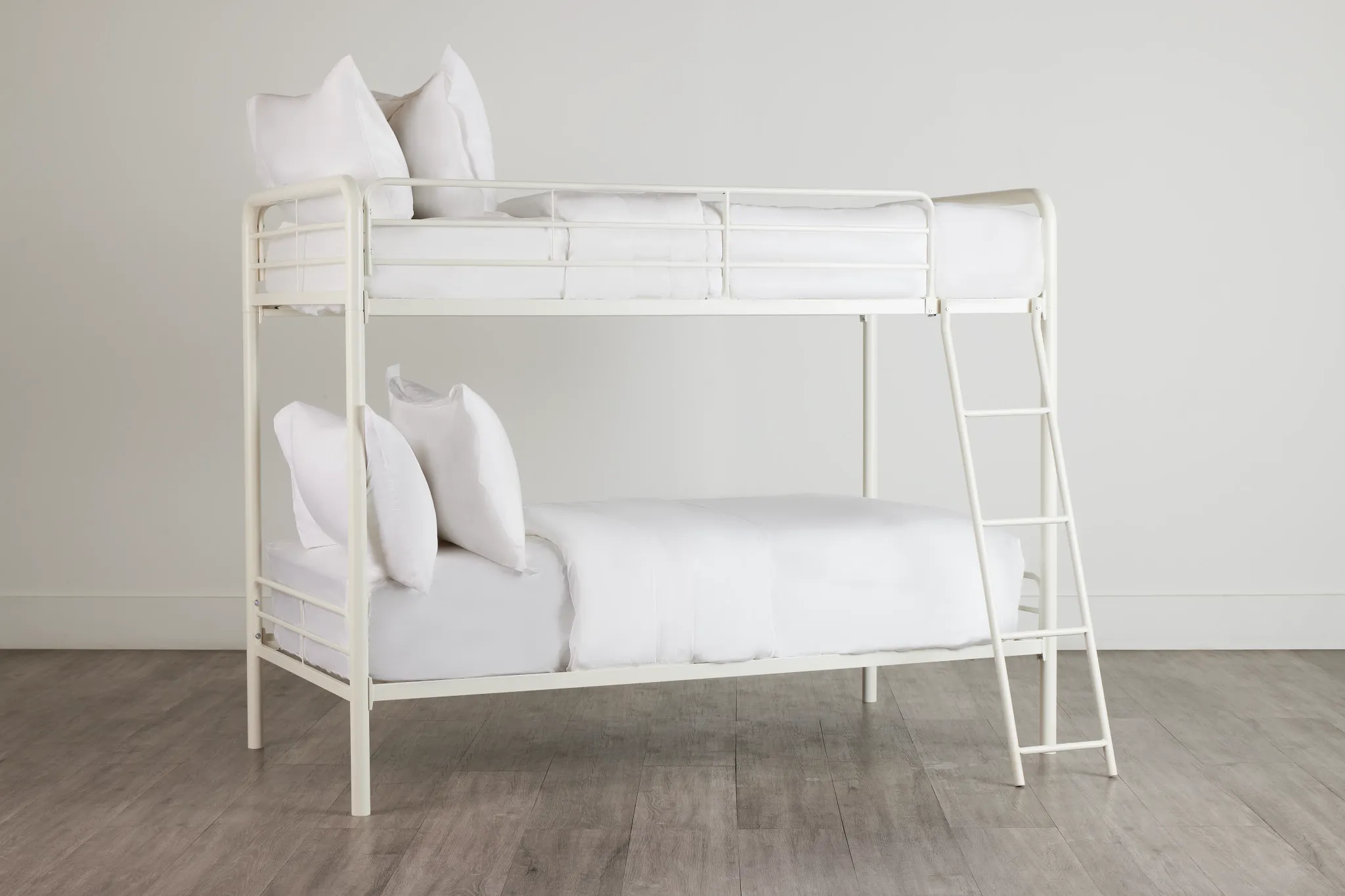Rory White Metal Bunk Bed
