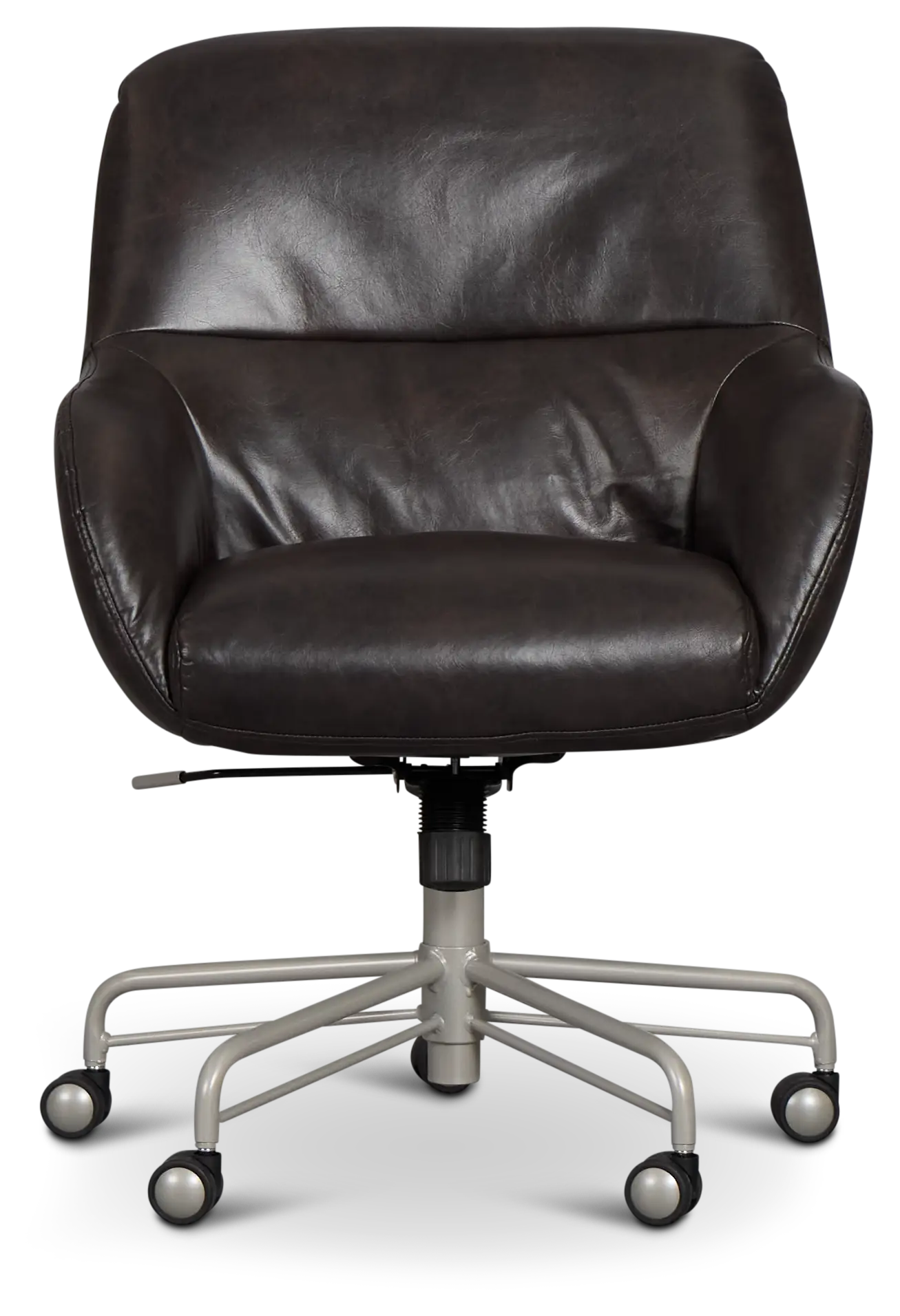 Ophelia Dark Brown Upholstered Desk Chair Ophelia Dark Brown Upholstered Desk Chair