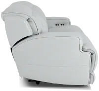 Reign Gray Lthr/vinyl Power Reclining Sofa