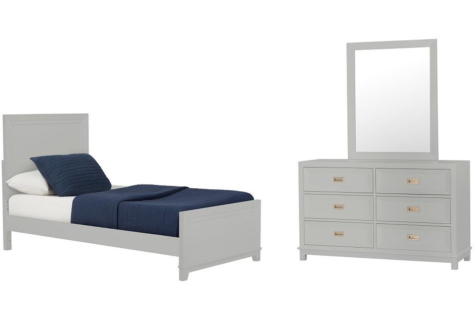 Ryder Gray Panel Bedroom Baby Kids Bedroom Sets City Furniture