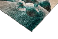 Aventura Teal 5x8 Area Rug