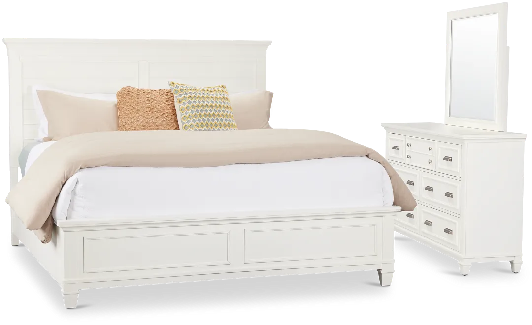 Cape Cod Ivory Panel Bedroom