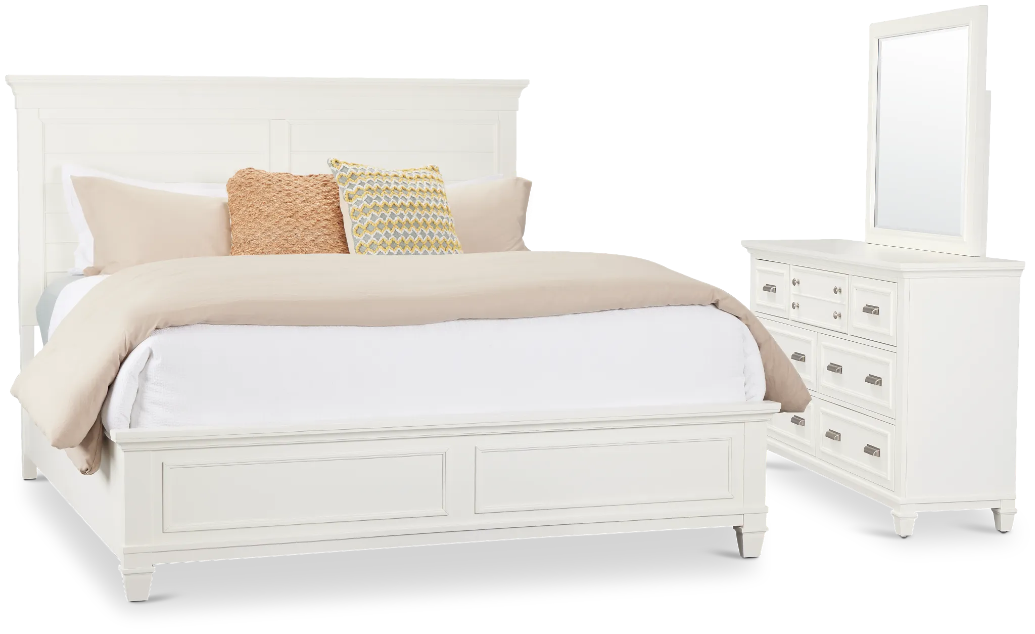 Cape Cod Ivory Panel Bedroom