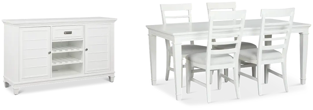 Cape Cod Ivory Rect Dining Room Cape Cod Ivory Rect Dining Room